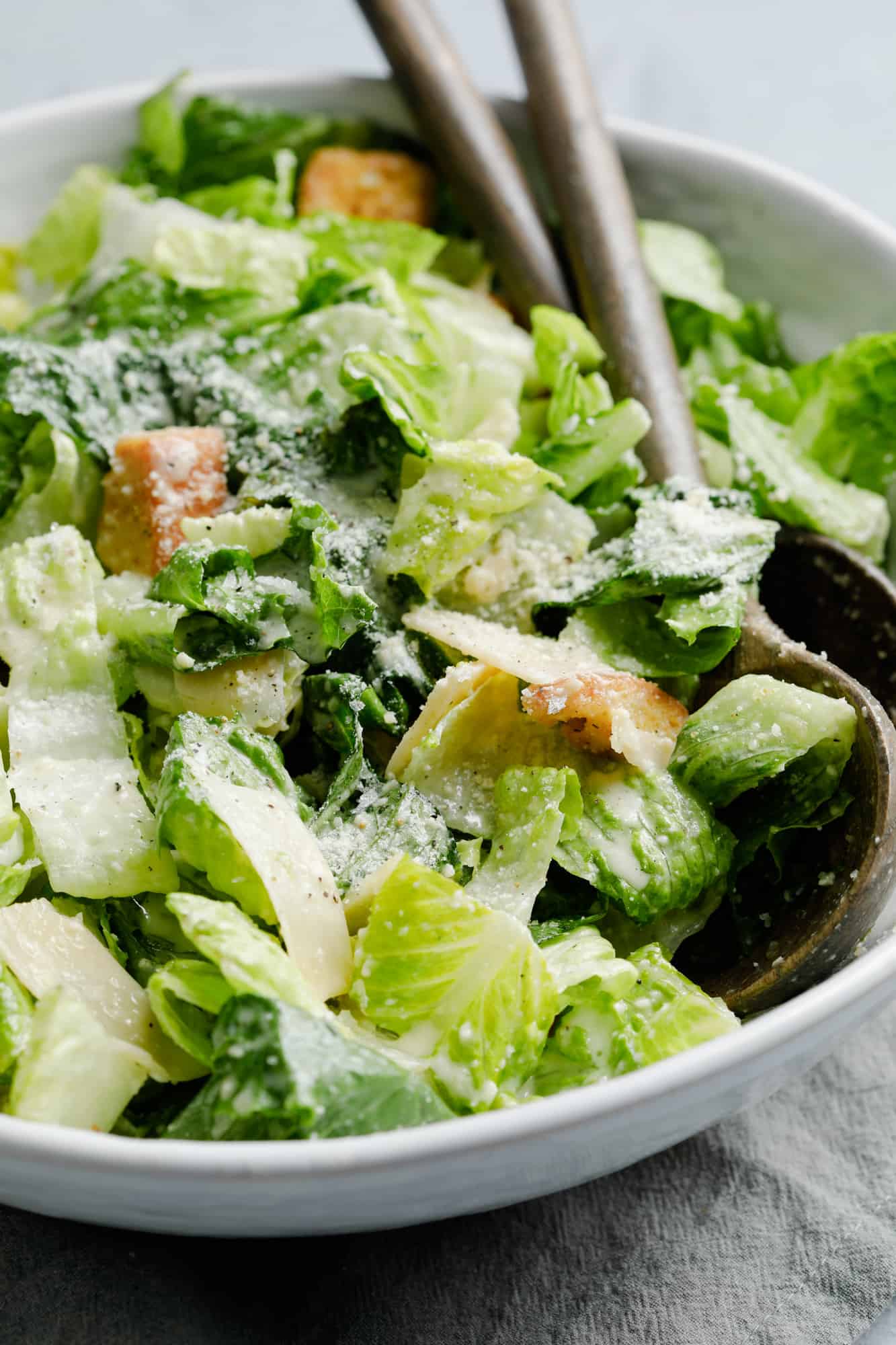 EASY Classic Caesar Salad Recipe | The Dinner Bell