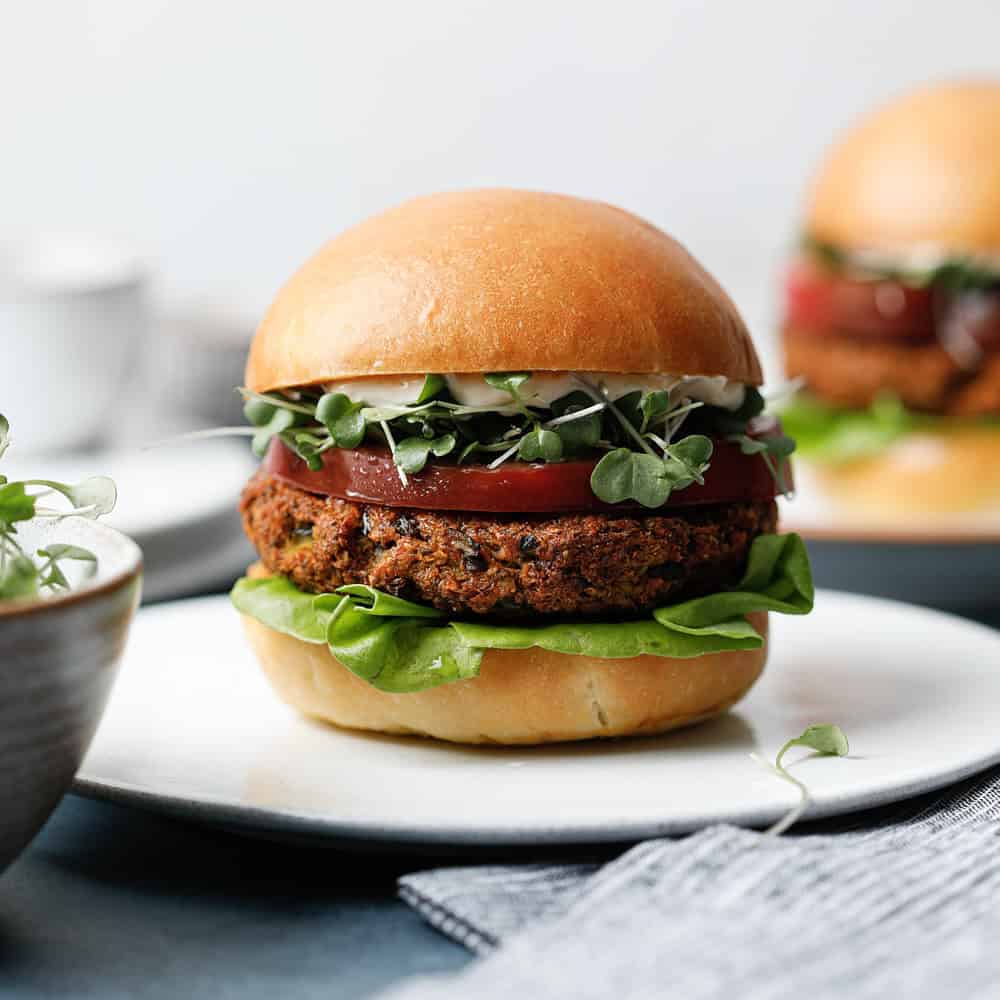 Low Carb Veggie Burger