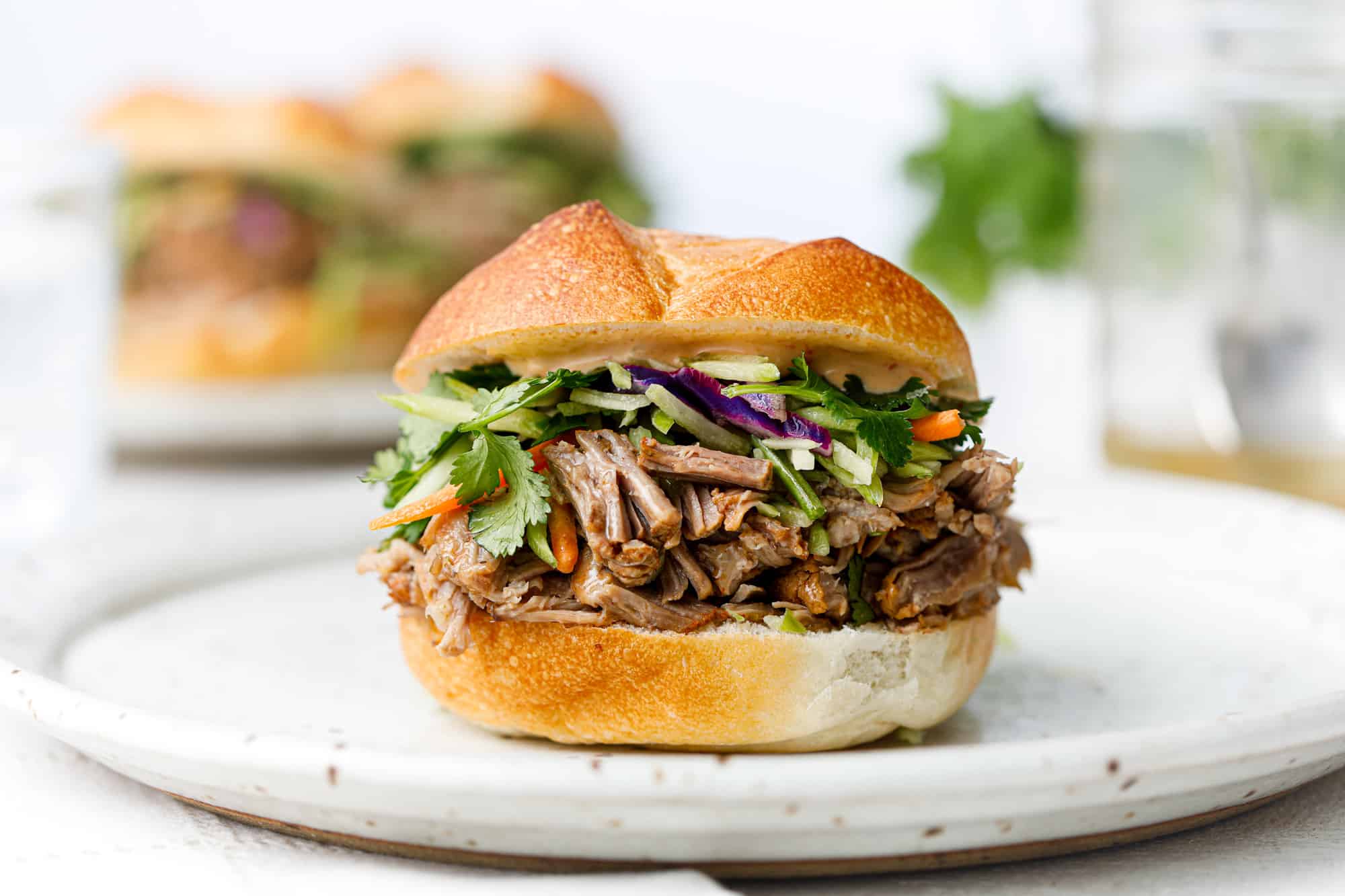 Instant Pot Mexican Pulled Pork Sandwiches | The Dinner Bell