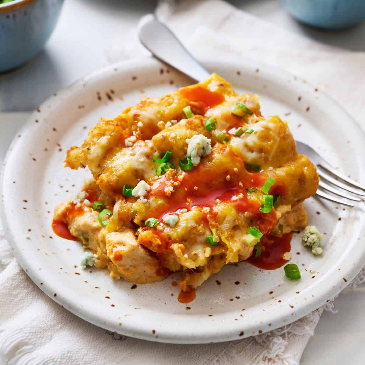 Buffalo Chicken Tater Tot Casserole Recipe