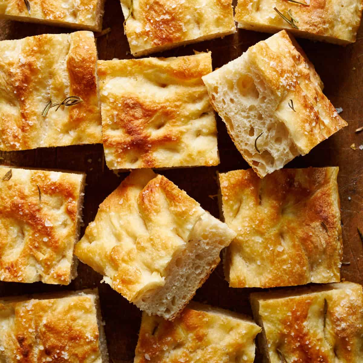 Easy Overnight Sourdough Discard Focaccia Bread