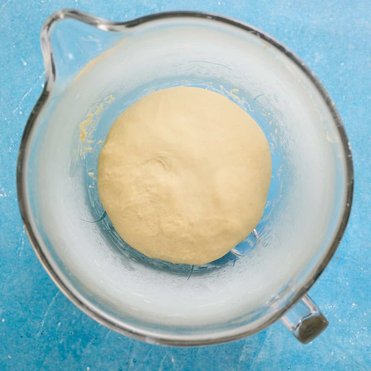 dough after being kneaded