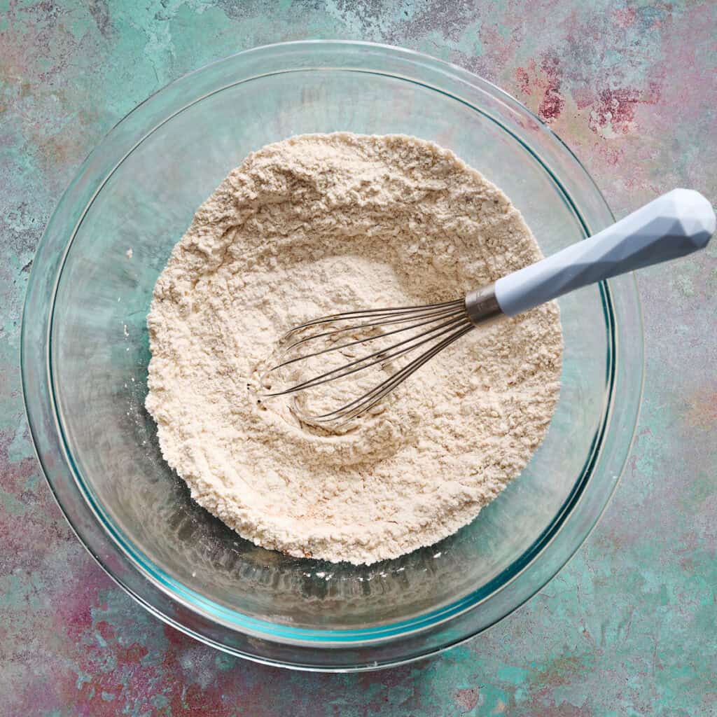 dry ingredients combined