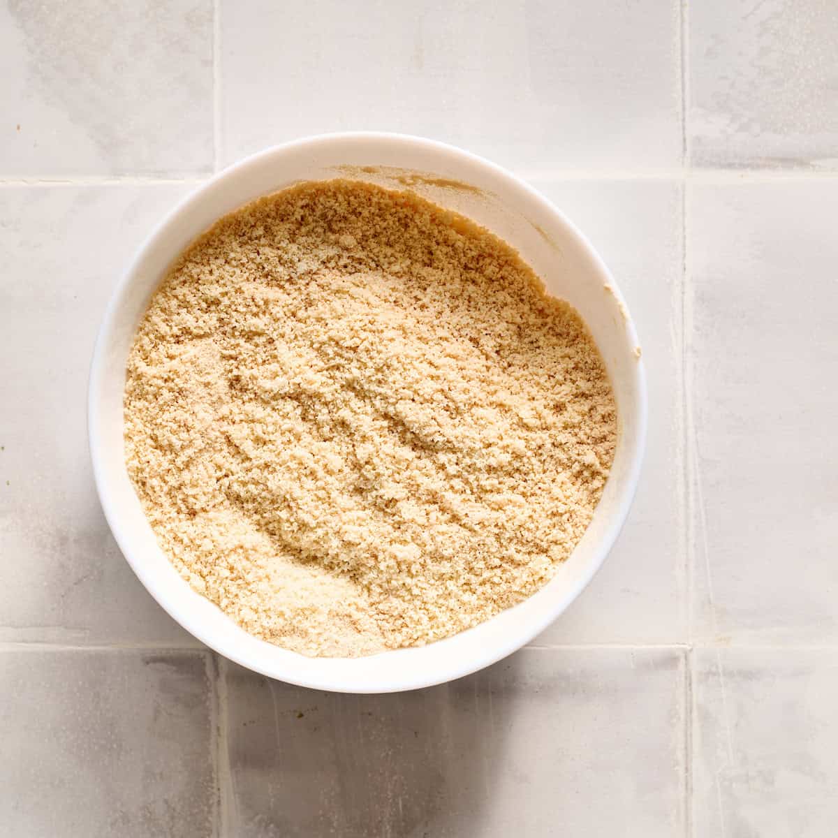 all the dry ingredients combined in a bowl